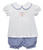 Southern Saturday *NAVY/ORANGE* Tiger Knit Bloomer Set