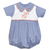 Southern Saturday *NAVY/ORANGE* Tiger W/ Flag Boy Bubble