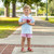 Trotter Street Kids *APPLE RIBBON* Banded Short Set