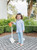 Trotter Street Kids *VINEYARD BLOOMS* 1/4 Zip Pullover Set