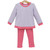Trotter Street Kids *REAGAN PANT SET* Lavender Stripe/Pink