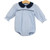 Trotter Street Kids *KATHERINE BUBBLE* Light Blue Stripe/Navy