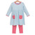 Trotter Street Kids *ANNIE PANT SET* Mint Stripe/Pink