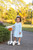 Trotter Street Kids *LUCILLE DRESS* Light Blue Bitty Dot