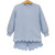 Trotter Street Kids *SOPHIA SCALLOPED SET* Light Blue