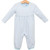 Trotter Street Kids *BENNETT ROMPER* Light Blue Stripe