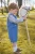 Little English *STORMY BLUE CORDUROY* Button Tab John John