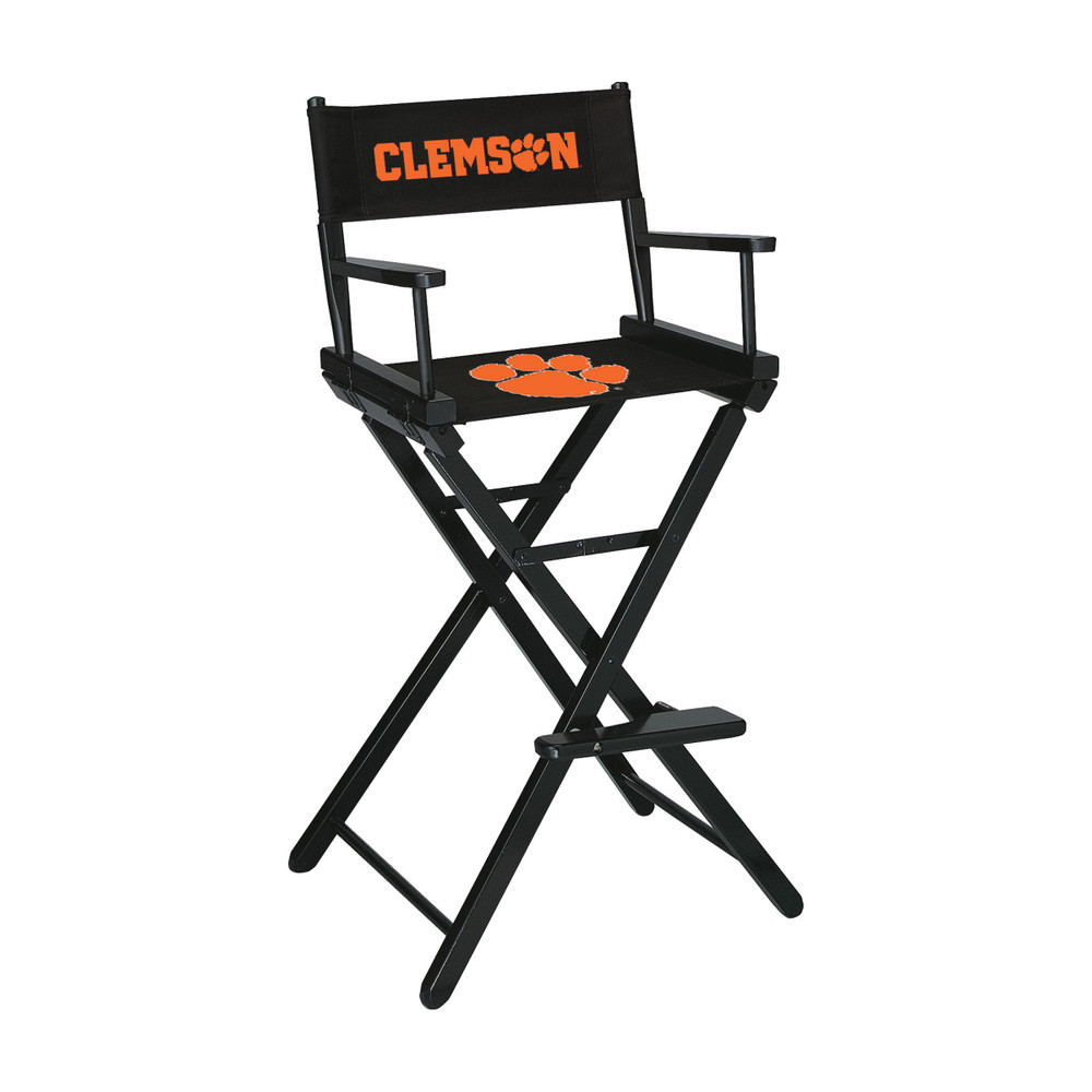 Clemson Tigers Bar Height Directors Chair | Imperial | 300-6043