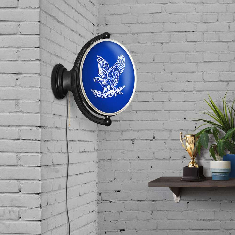 Air Force Academy Falcons Original Oval Rotating Lighted Wall Sign - Blue 2