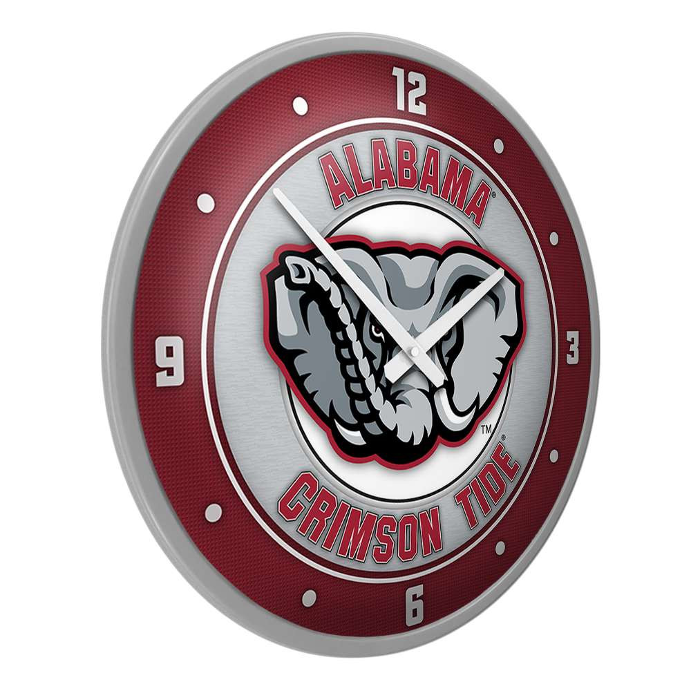 Alabama Crimson Tide Al Logo - Modern Disc Wall Clock