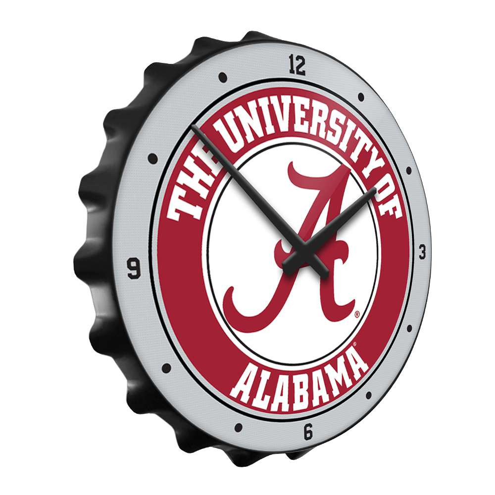 Alabama Crimson Tide Bottle Cap Wall Clock