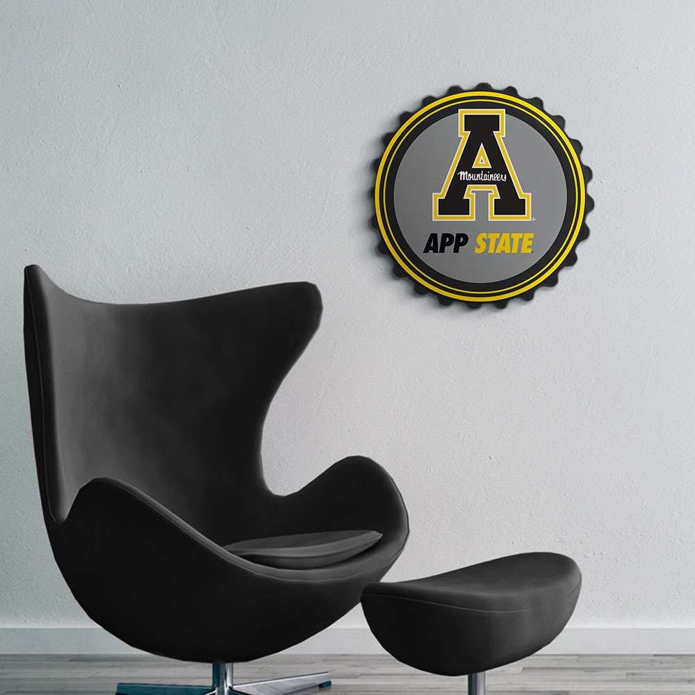 Appalachian State Mountaineers App State - Bottle Cap Wall Sign