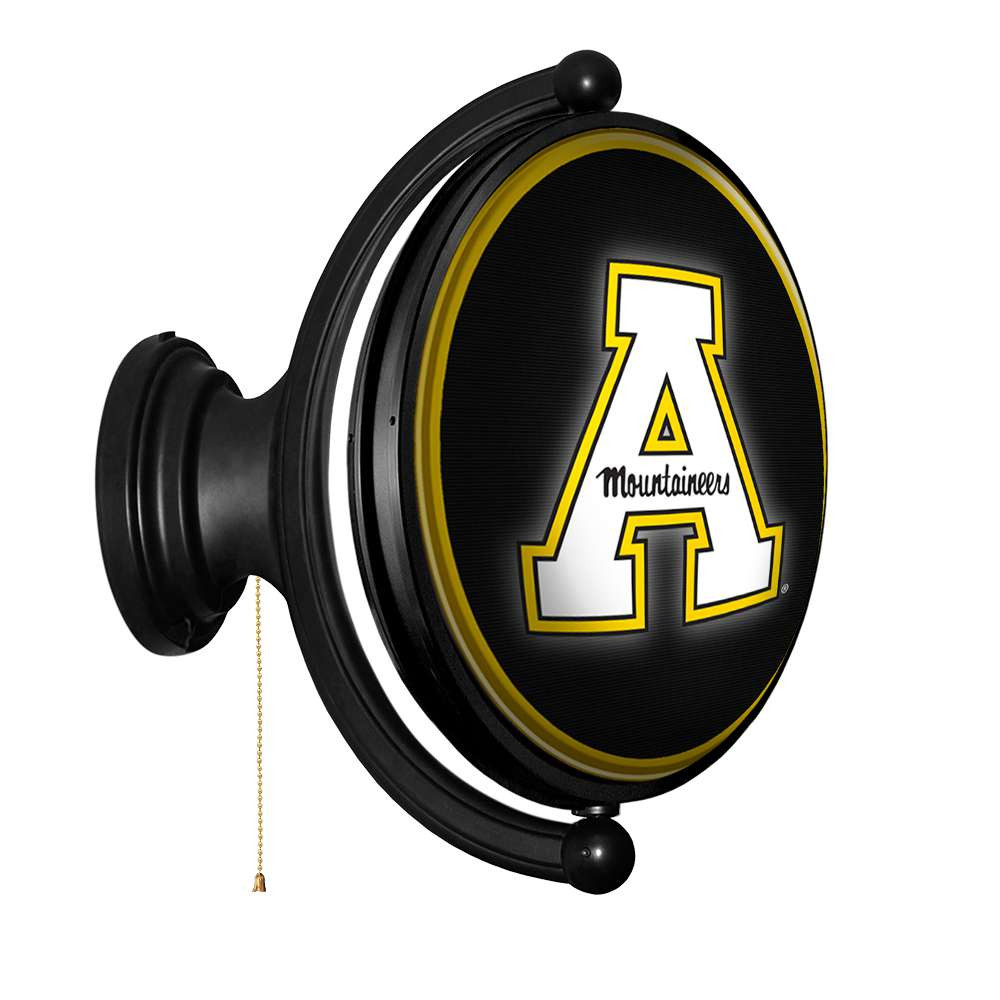 Appalachian State Mountaineers Original Oval Rotating Lighted Wall Sign