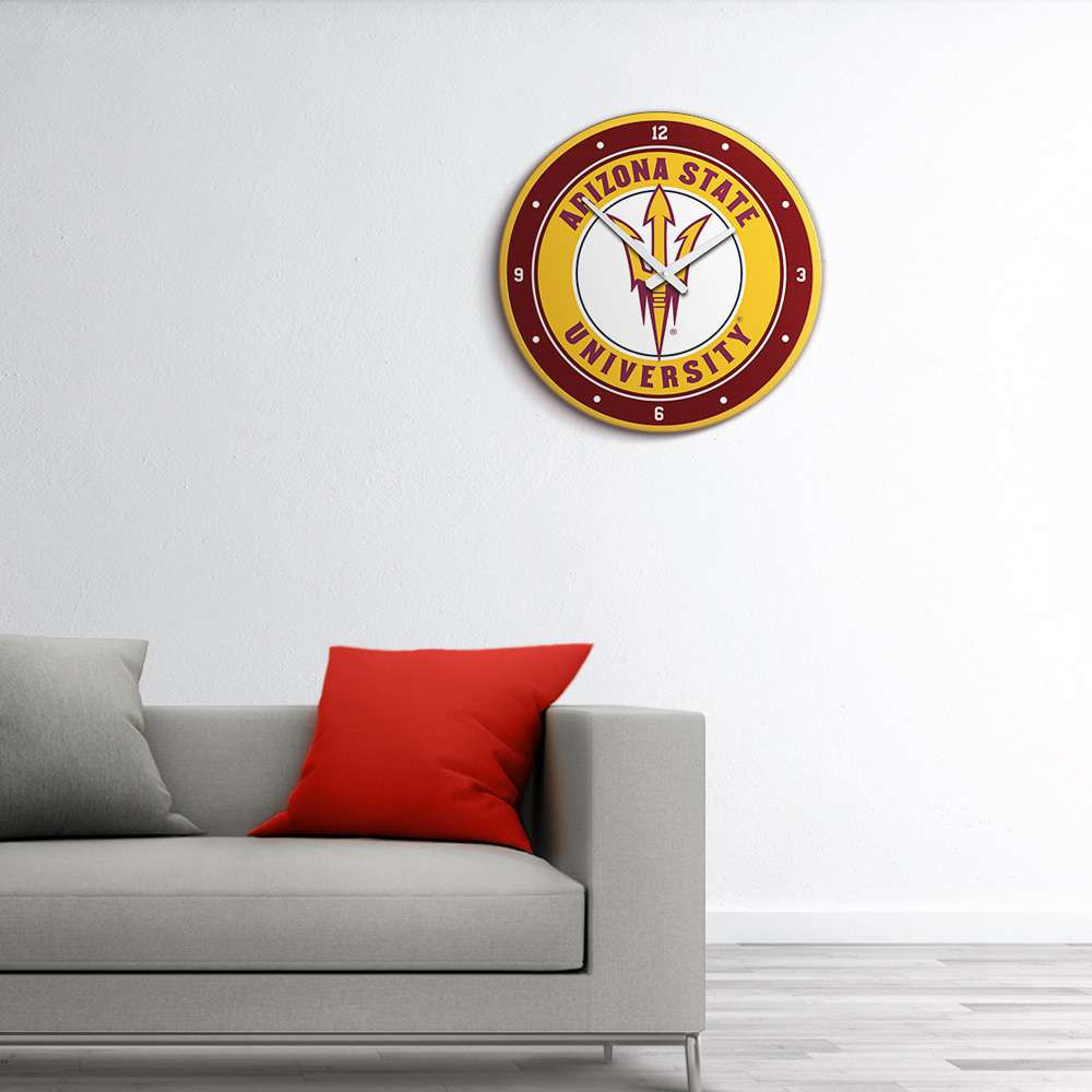 Arizona State Sun Devils Modern Disc Wall Clock