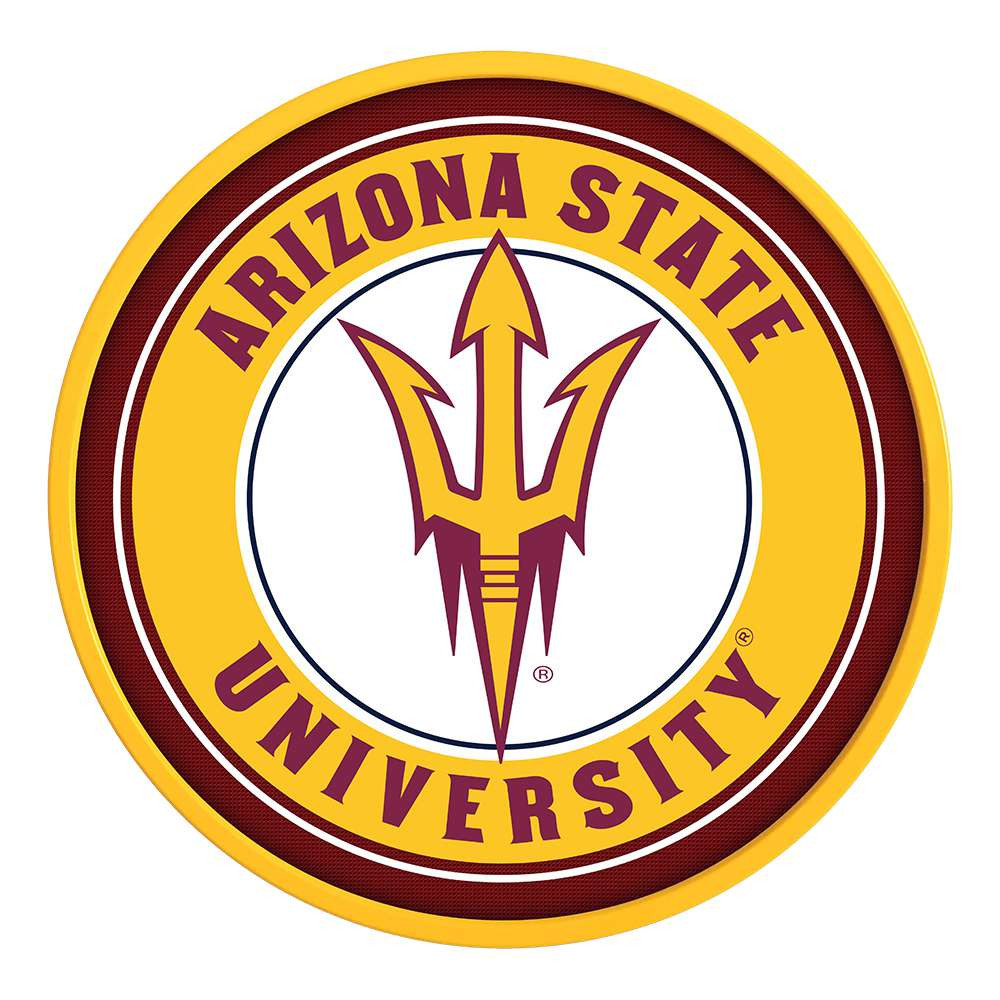 Arizona State Sun Devils Modern Disc Wall Sign | The Fan-Brand | NCAZST-230-01