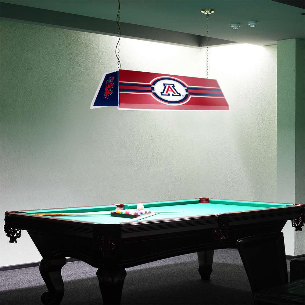 Arizona Wildcats Edge Glow Pool Table Light - Cardinal / WC End