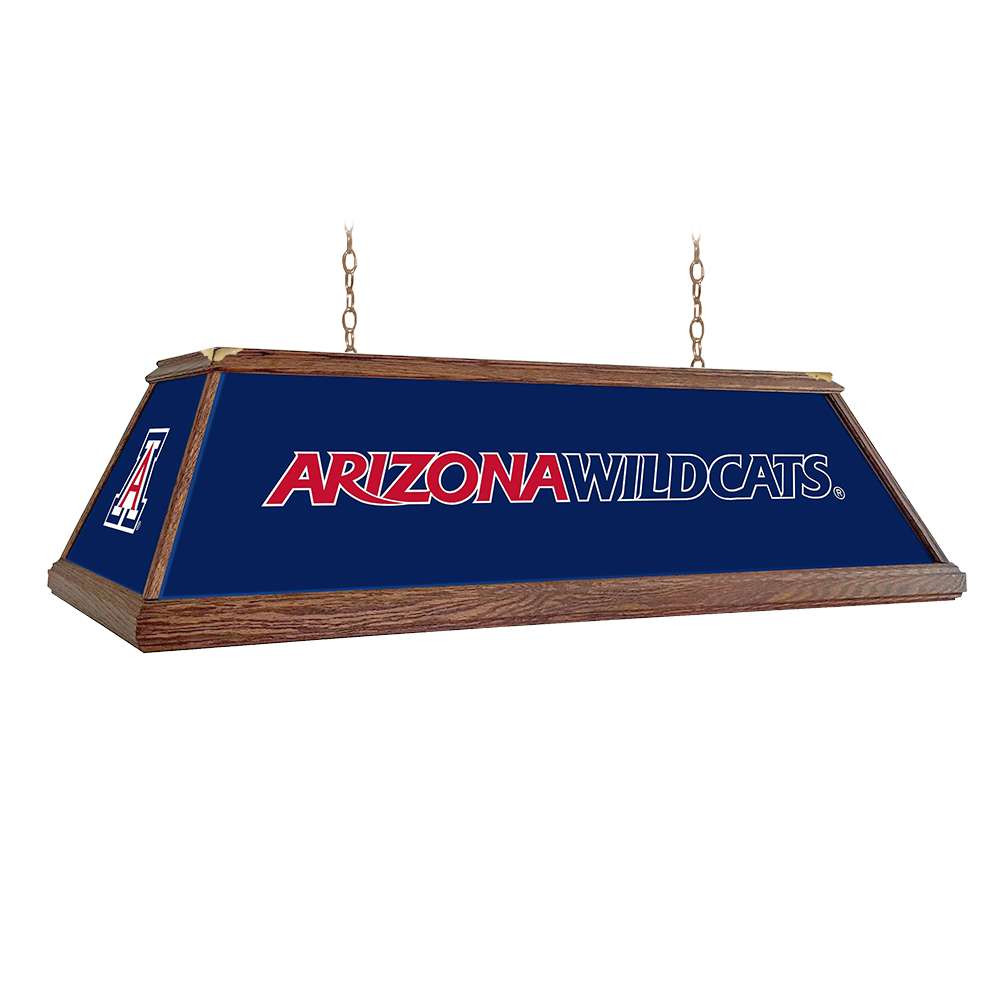 Arizona Wildcats Premium Wood Pool Table Light - Navy | The Fan-Brand | NCARIZ-330-01A