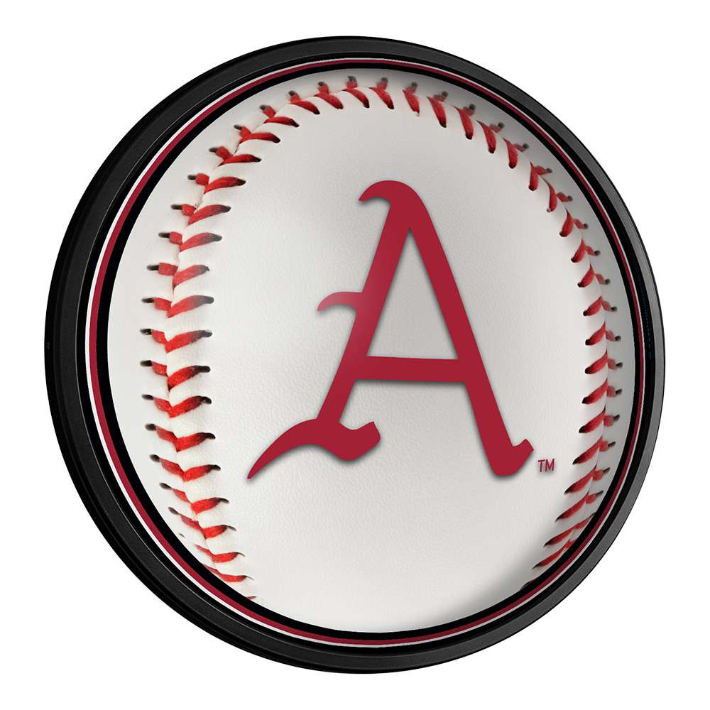 Arkansas Razorbacks Baseball - Slimline Lighted Wall Sign | The Fan-Brand | NCARKR-130-31