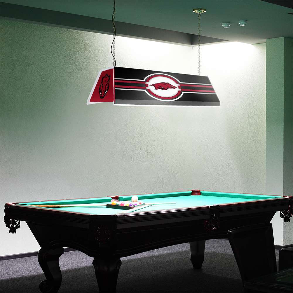 Arkansas Razorbacks Edge Glow Pool Table Light - Black