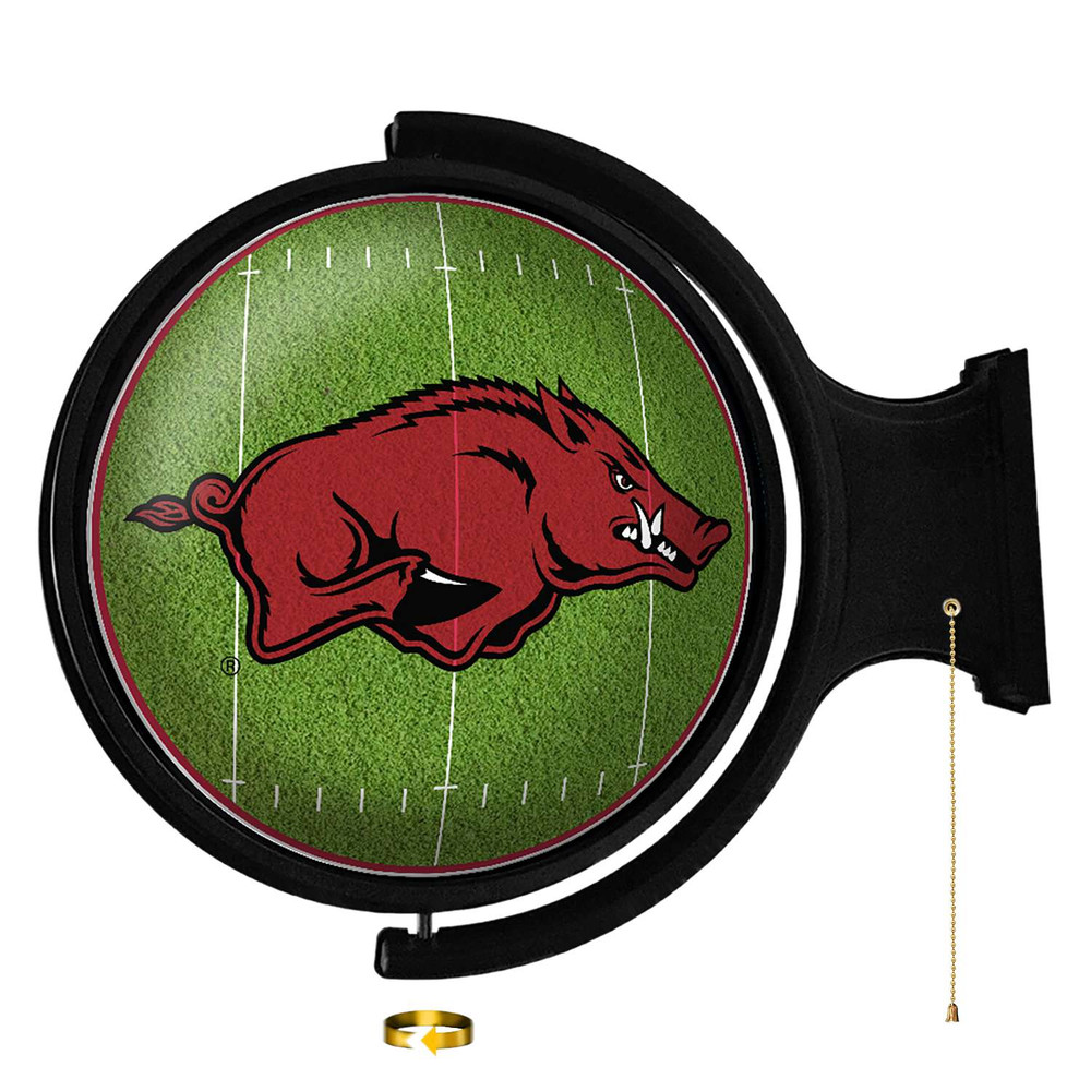 Arkansas Razorbacks On the 50 - Rotating Lighted Wall Sign | The Fan-Brand | NCARKR-115-22