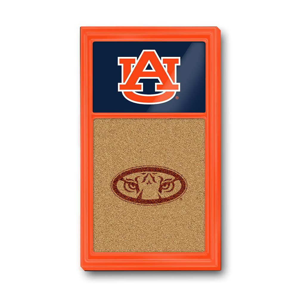 Auburn Tigers Dual Logo - Cork Note Board | The Fan-Brand | NCAUBT-640-02