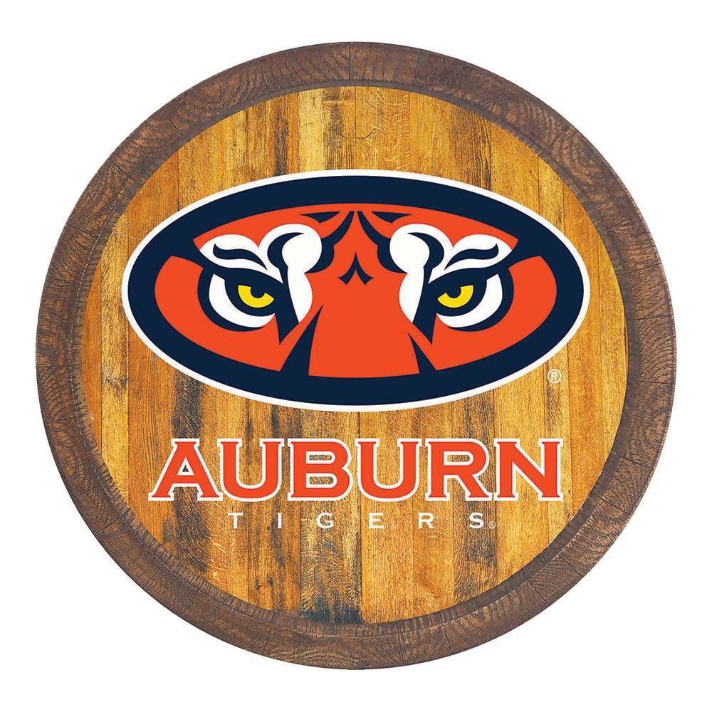Auburn Tigers Faux Barrel Top Sign | The Fan-Brand | NCAUBT-240-03