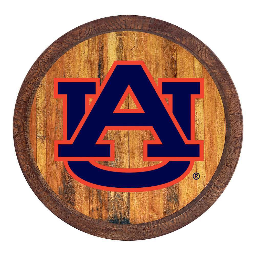 Auburn Tigers Logo - Faux Barrel Top Sign | The Fan-Brand | NCAUBT-240-01