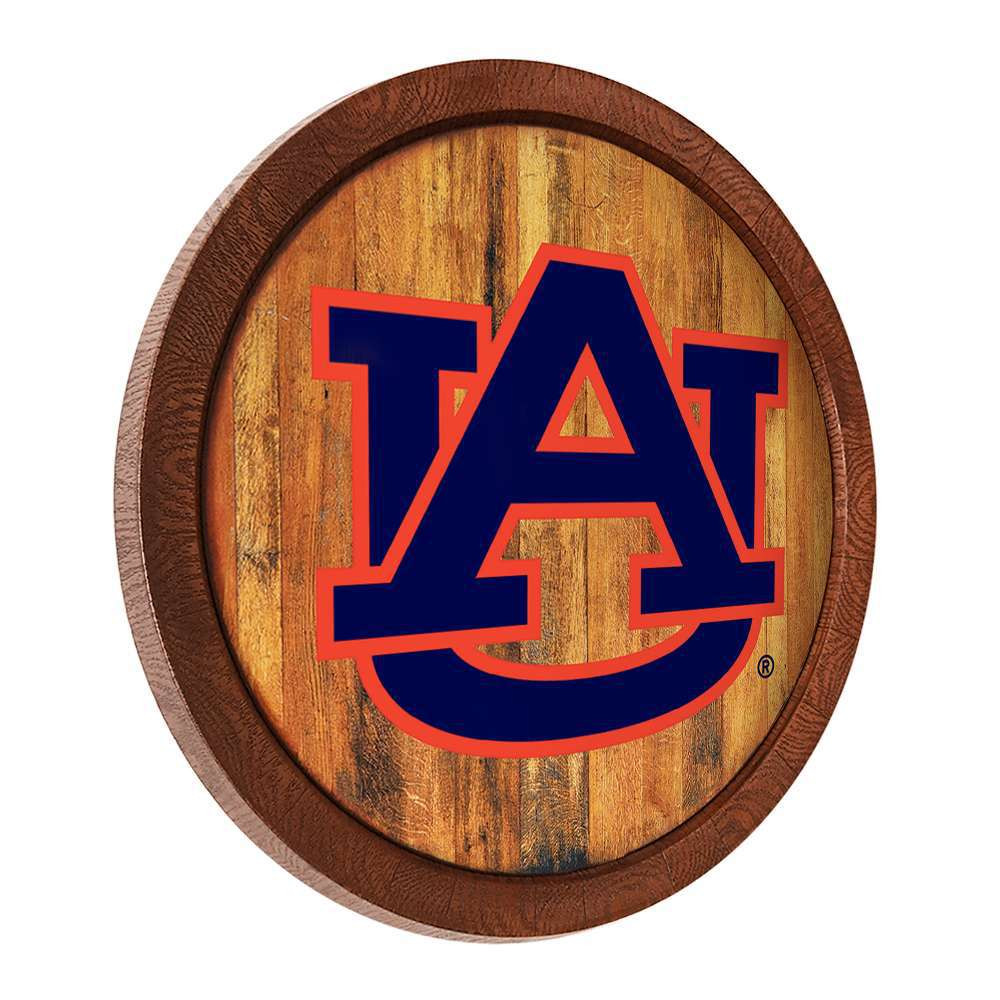 Auburn Tigers Logo - Faux Barrel Top Sign