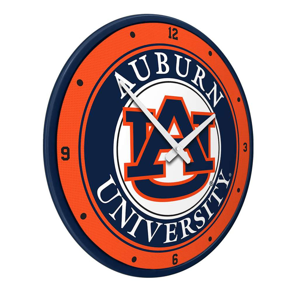 Auburn Tigers Modern Disc Wall Clock