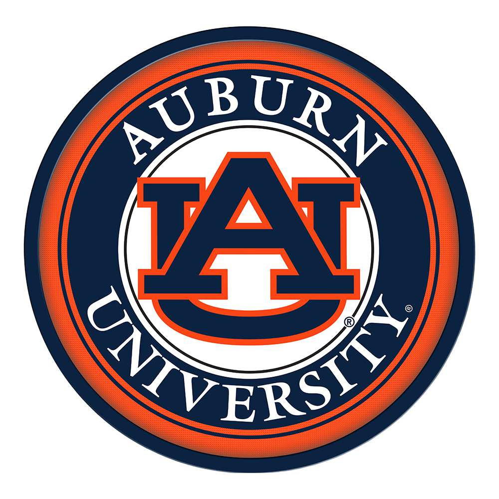 Auburn Tigers Modern Disc Wall Sign | The Fan-Brand | NCAUBT-230-01