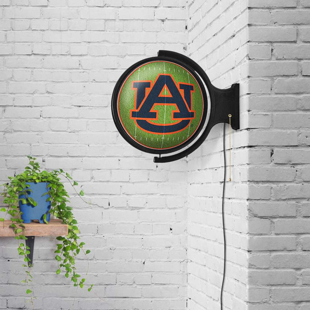 Auburn Tigers On the 50 - Rotating Lighted Wall Sign