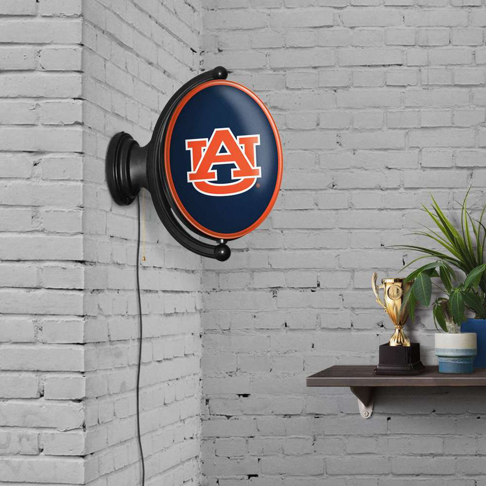 Auburn Tigers Original Oval Rotating Lighted Wall Sign