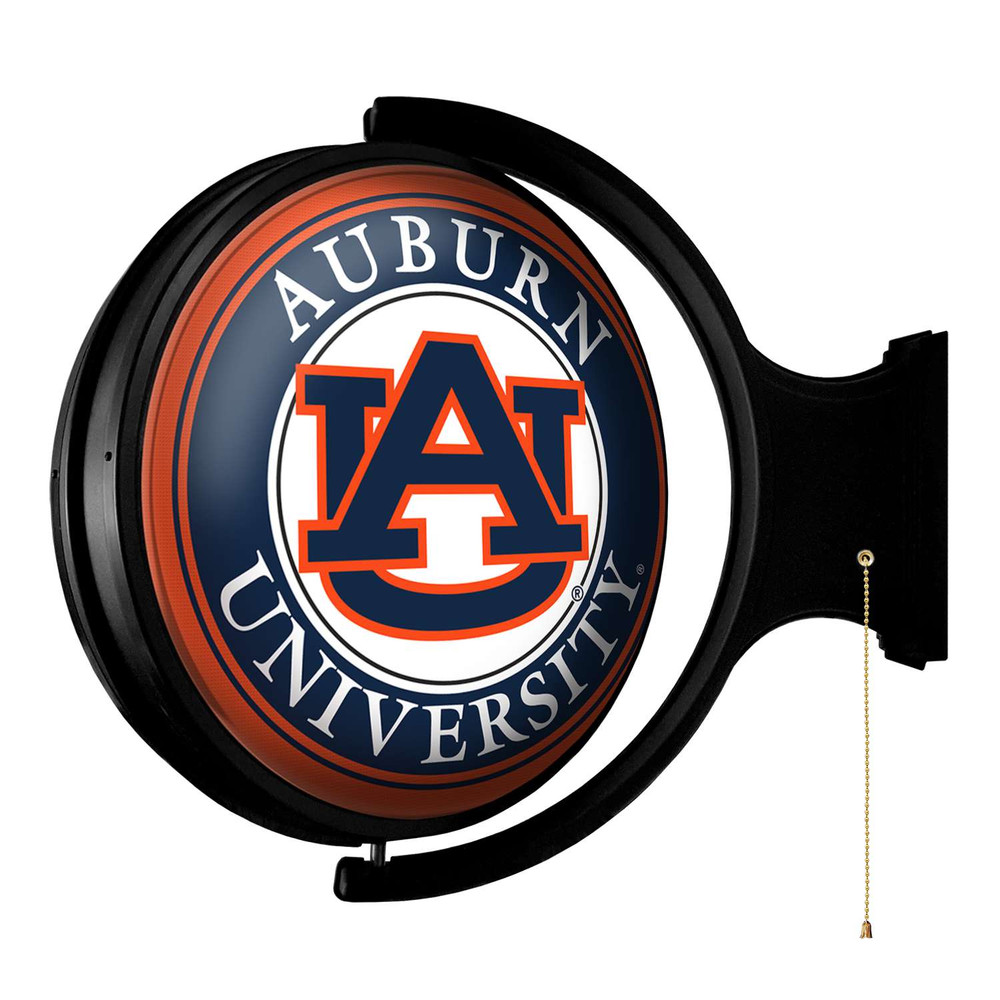 Auburn Tigers Original Round Rotating Lighted Wall Sign