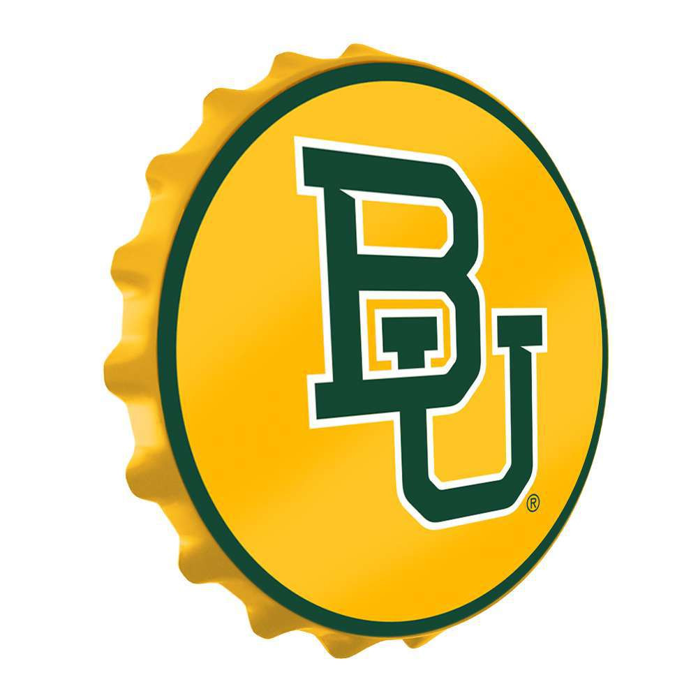 Baylor Bears Bear Logo - Bottle Cap Wall Sign