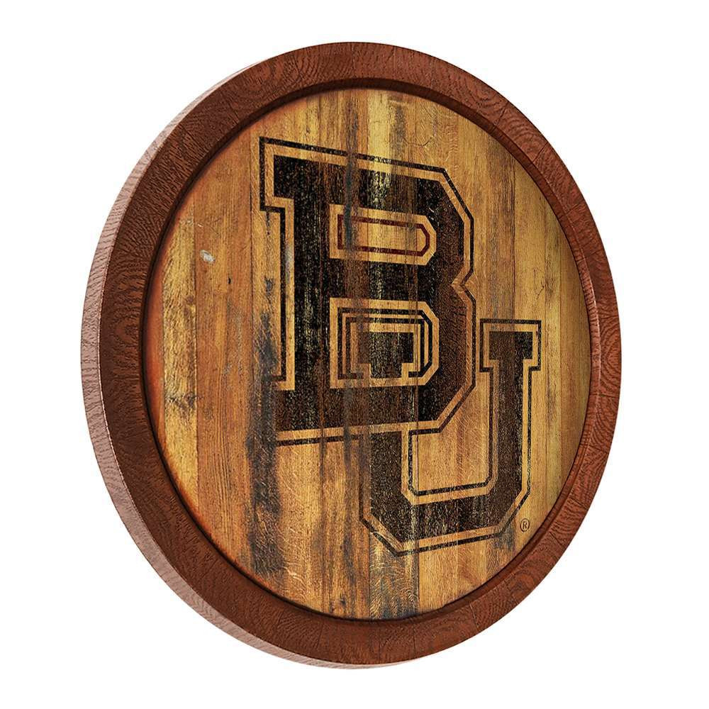 Baylor Bears Faux Barrel Top Sign