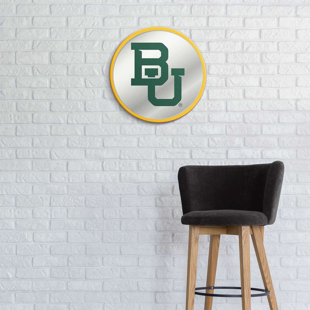 Baylor Bears Modern Disc Mirrored Wall Sign 2