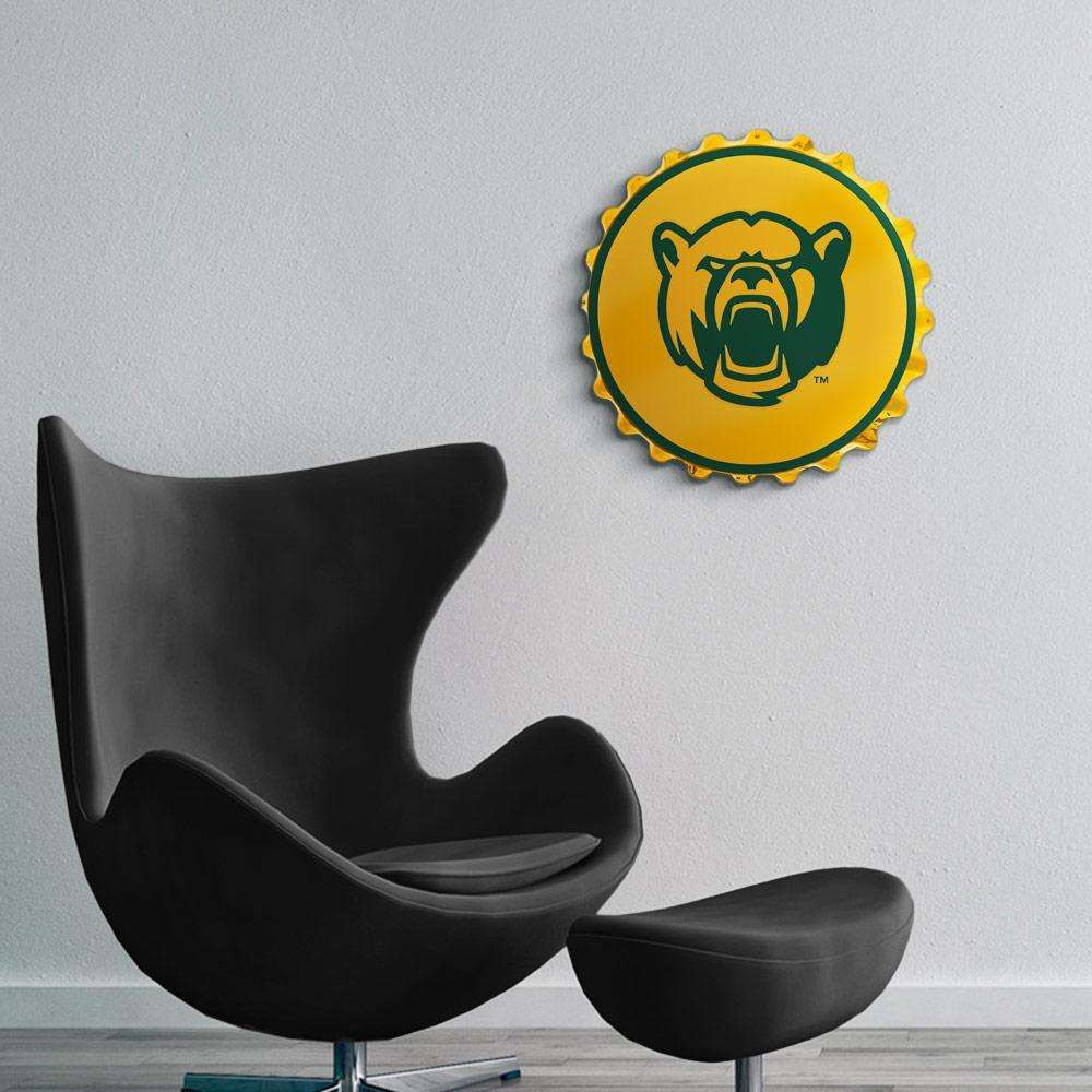 Baylor Bears Script Logo - Bottle Cap Wall Sign