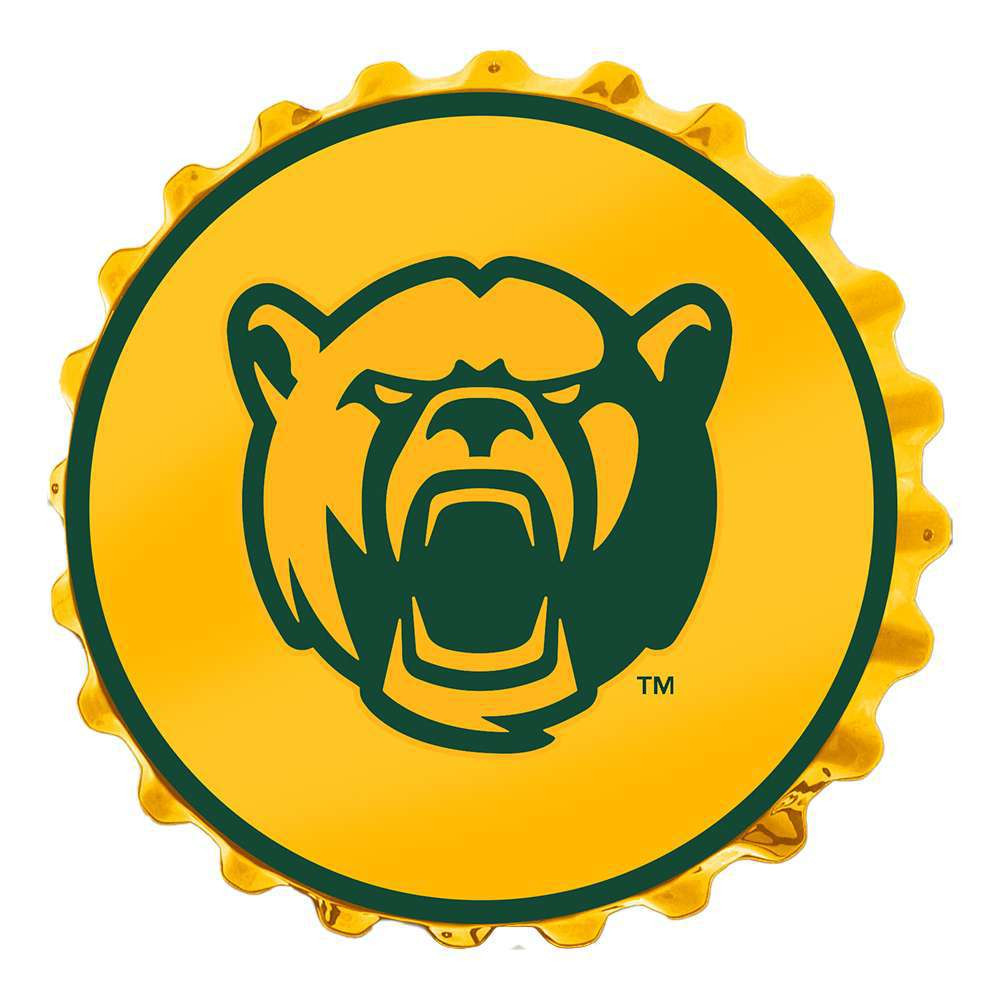 Baylor Bears Script Logo - Bottle Cap Wall Sign | The Fan-Brand | NCBAYL-210-02