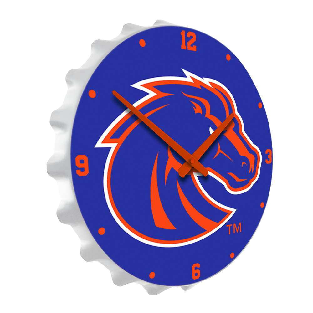 Boise State Broncos Logo - Bottle Cap Wall Clock