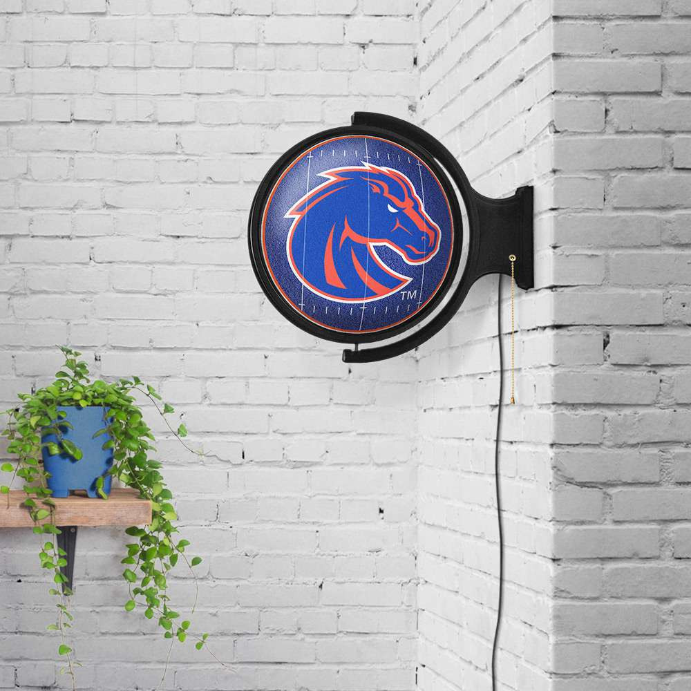 Boise State Broncos On the 50 - Rotating Lighted Wall Sign