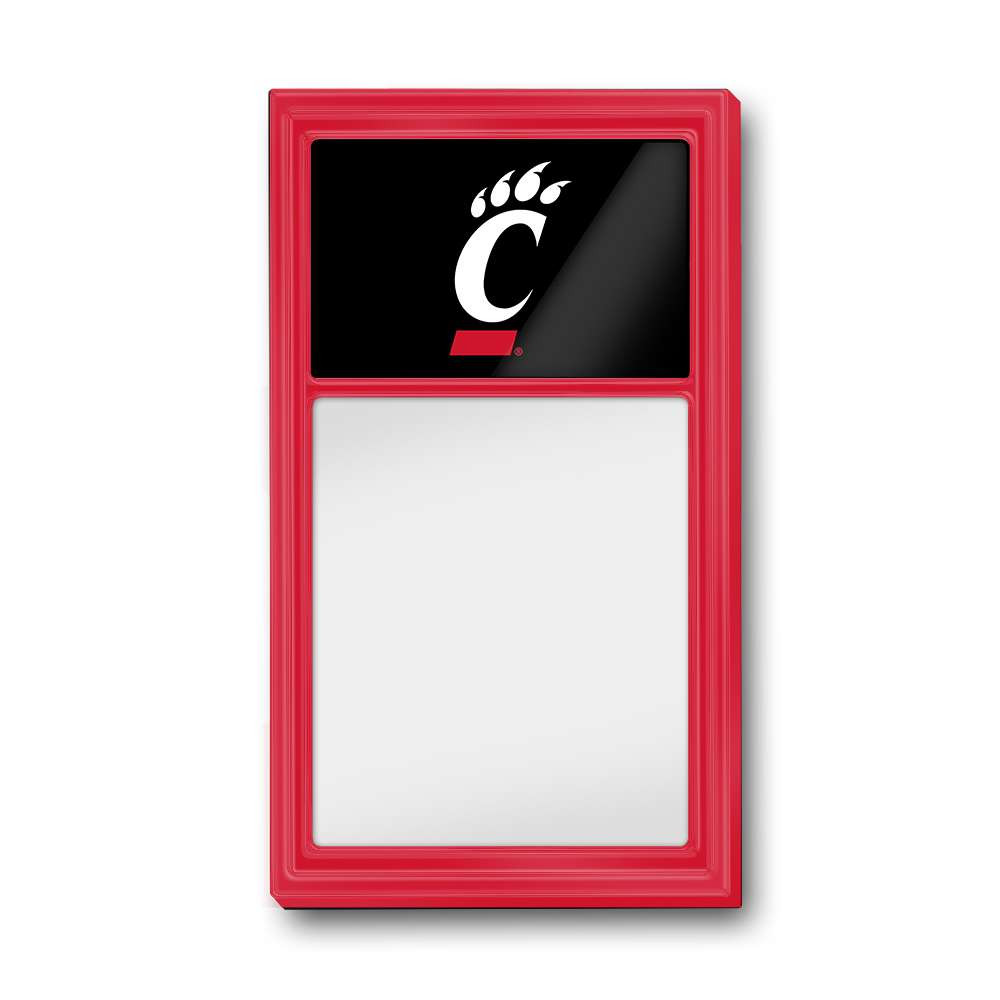 Cincinnati Bearcats Logo - Dry Erase Note Board - Red Frame | The Fan-Brand | NCCINC-610-01B