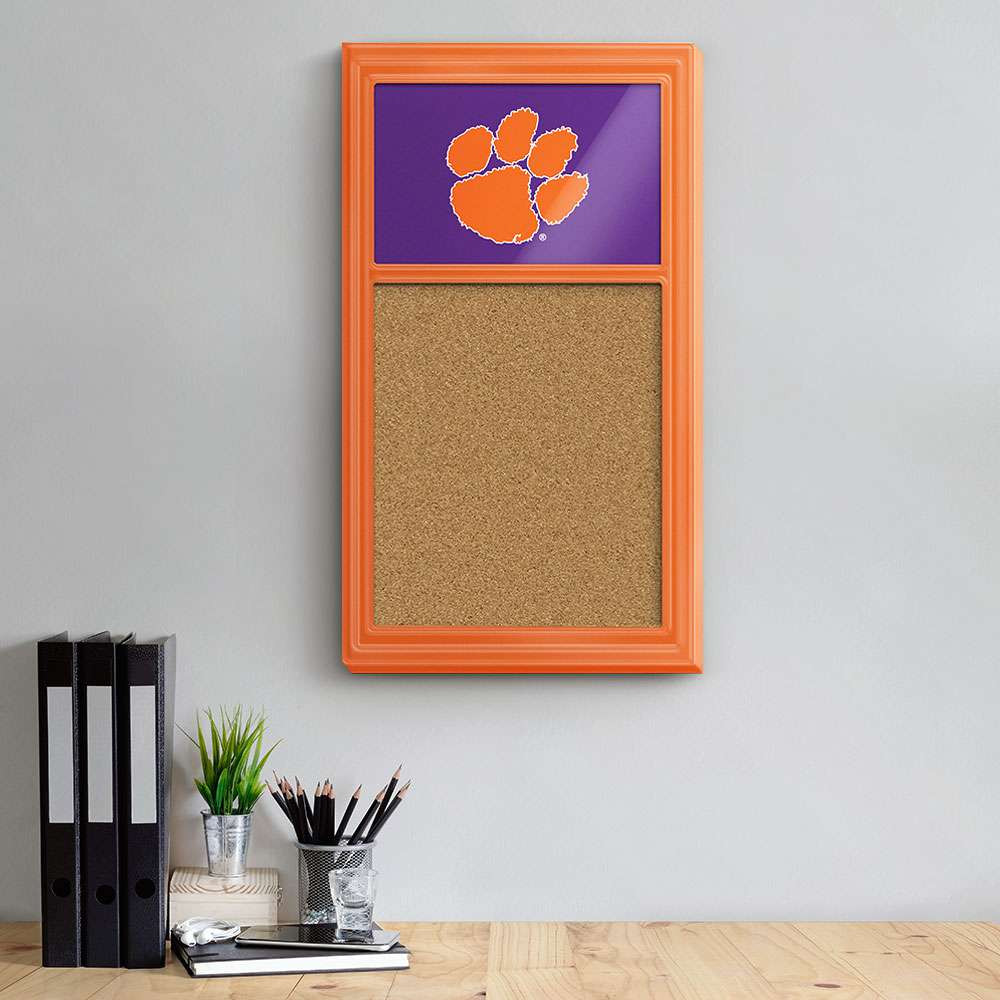 Clemson Tigers Cork Note Board