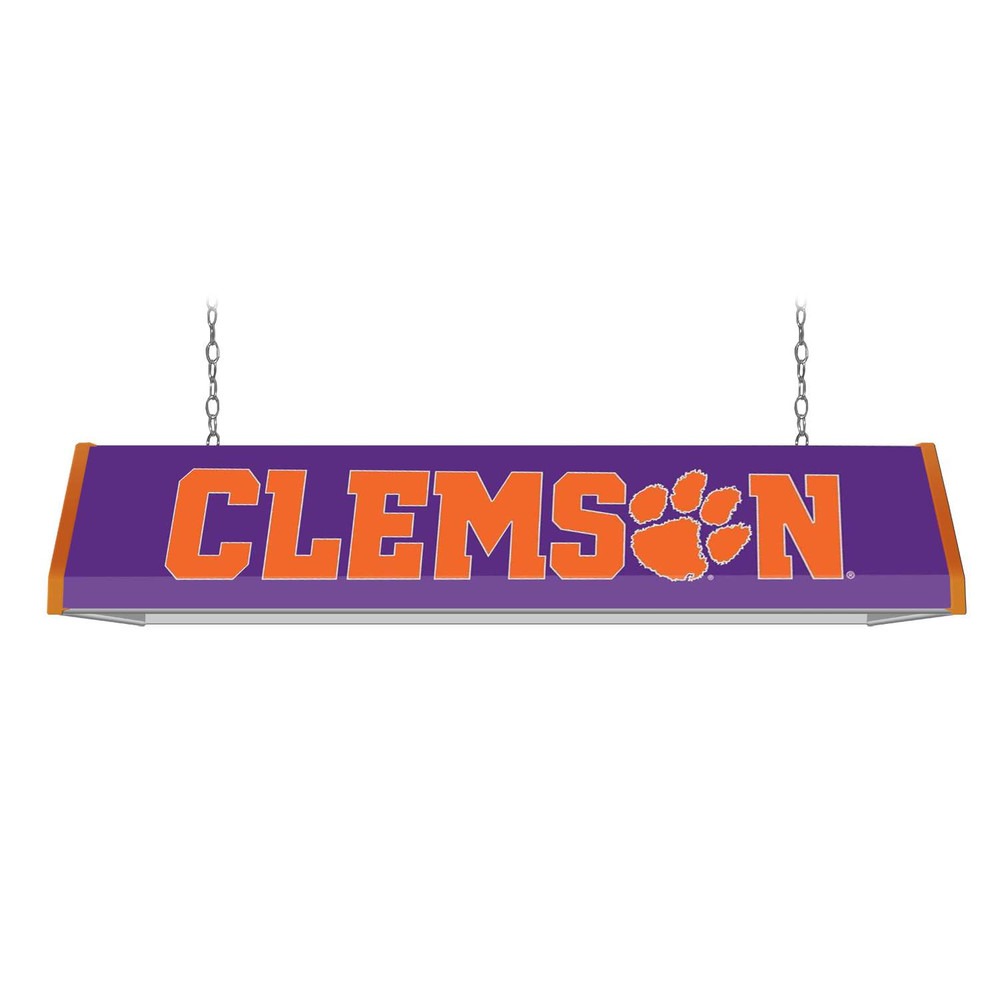 Clemson Tigers Standard Pool Table Light - Paw End Cap