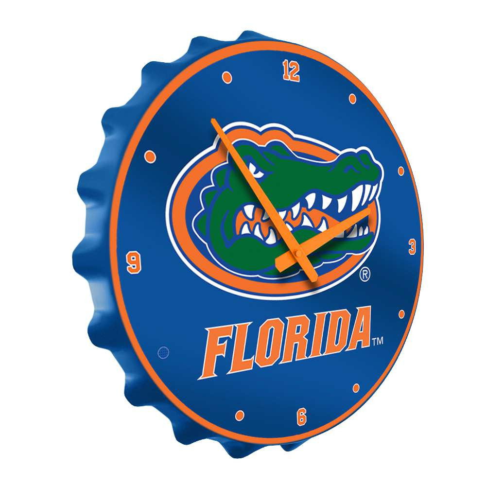 Florida Gators Bottle Cap Wall Clock