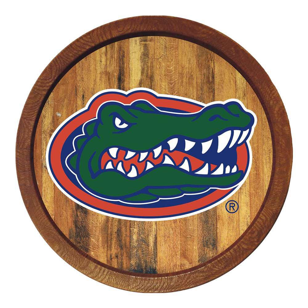 Florida Gators Faux Barrel Top Sign | The Fan-Brand | NCFLGT-240-01