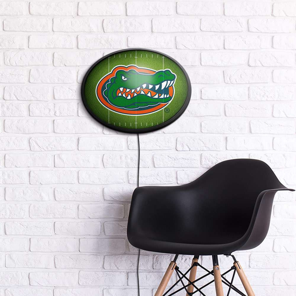 Florida Gators On the 50 - Oval Slimline Lighted Wall Sign