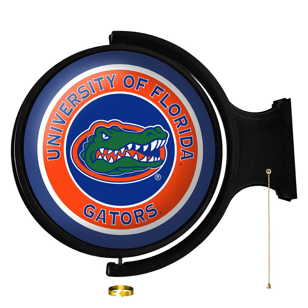 Florida Gators Original Round Rotating Lighted Wall Sign | The Fan-Brand | NCFLGT-115-01