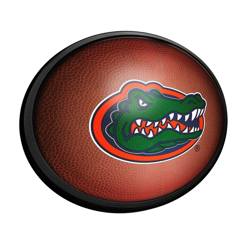 Florida Gators Pigskin - Oval Slimline Lighted Wall Sign