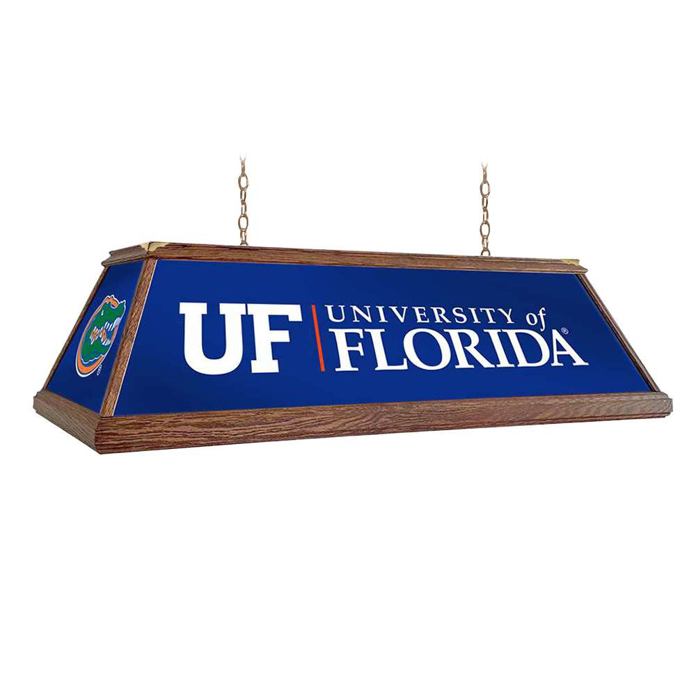Florida Gators Premium Wood Pool Table Light | The Fan-Brand | NCFLGT-330-01