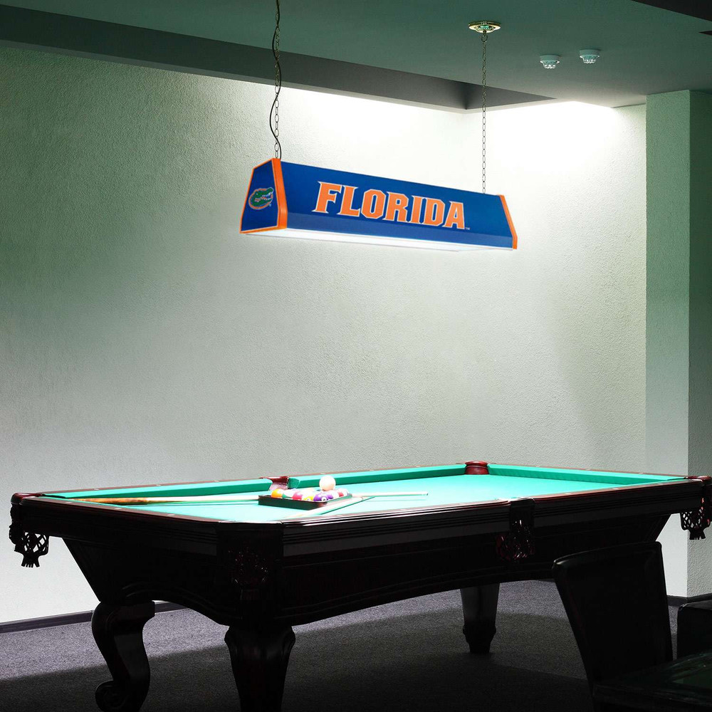 Florida Gators Standard Pool Table Light - Blue